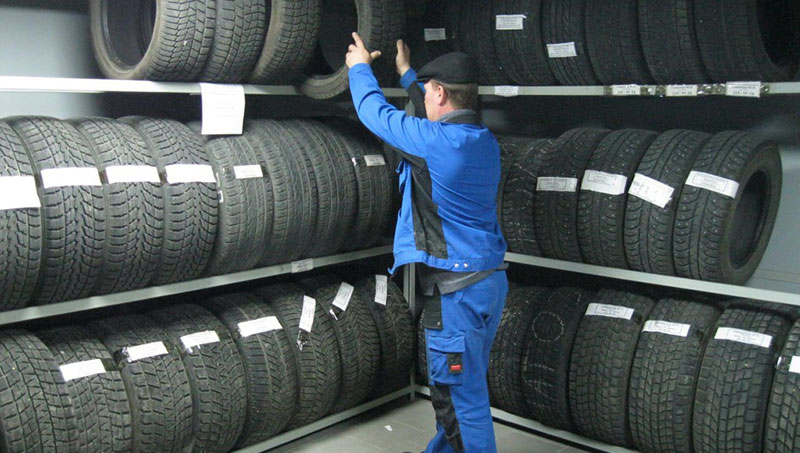 Сезонное хранение колес - от 800 до 1 600 руб./комплект